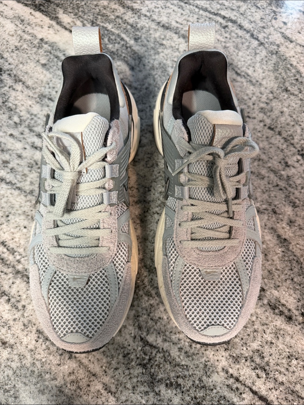 Women’s Grey Athletic Mesh Sneakers - Lightweight Comfort
